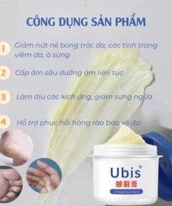 Kem chặn đứng á sừng UBIS, Kem Dưỡng Phục Hồi Da Viêm, Nấm Ngứa Cơ Địa Lâu Năm Hủ 40gram 6 ubis8