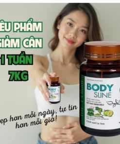 Viên uống giảm cân Body Sline Chính hãng Hộp 30 viên, Hỗ trợ kiểm soát cân nặng an toàn hiệu quả giảm mỡ bụng, đùi, tay