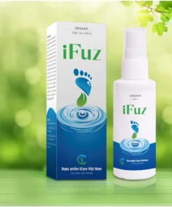 Xịt khử mùi hôi chân, thối chân nặng mùi iFuz 60ml thảo dược chính hãng Dược phẩm iCare Việt Nam