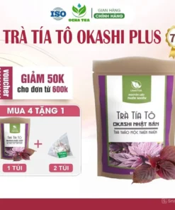 Trà Tía Tô OKASHI GOLD Nhật Bản ( Hỗ trợ bệnh Gút, Giảm chỉ số acid uric, Giảm đau xương khớp) - Bịch 60 túi lọc
