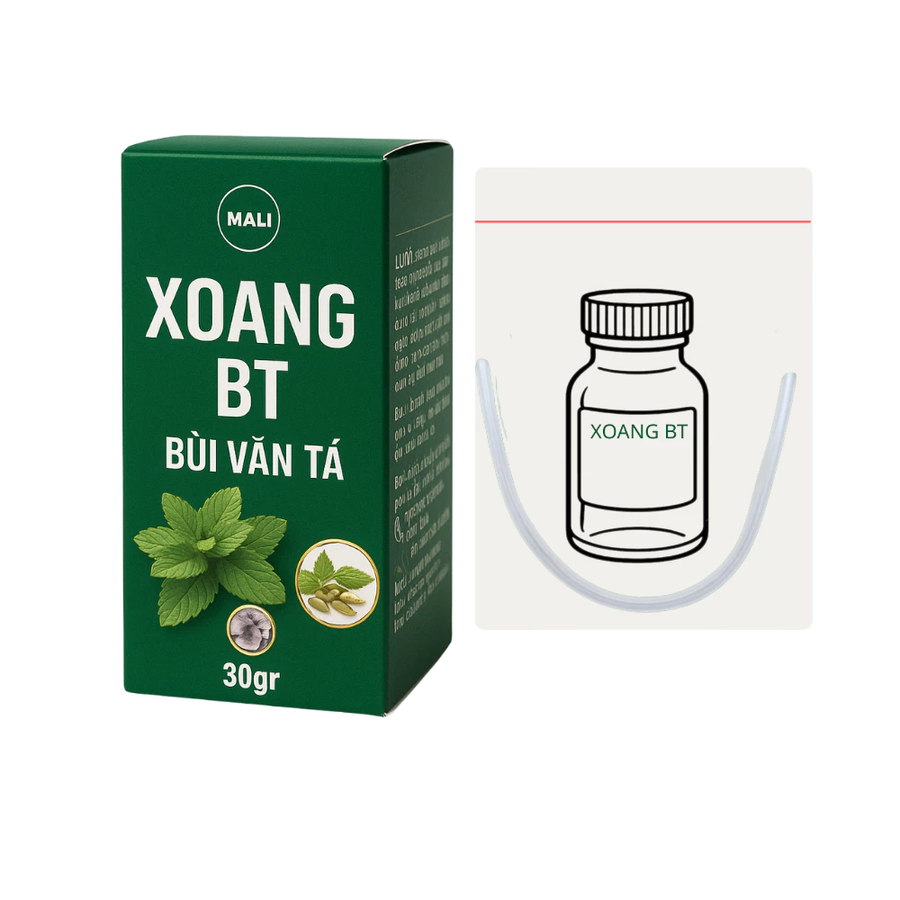 Thổi xoang BT MaLi hàng chuẩn chính Bùi Văn Tá bột thổi xoang hỗ trợ viêm xoang viêm mũi dị ứng 6 Thổi xoang BT MaLi hàng chuẩn chính Bùi Văn Tá bột thổi xoang hỗ trợ viêm xoang viêm mũi dị ứng - Ảnh 7