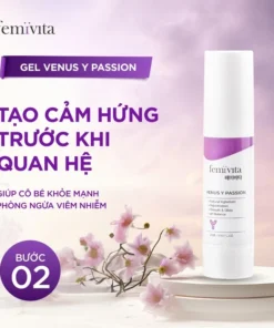 Gel Femivita Venus Y Passion- Hỗ trợ chăm sóc, se K.H.I, tăng cảm hứng vùng Y, kháng khuẩn phụ khoa