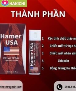 HAMER USA - Chai Xịt Kéo Dài Thời Gian Quan Hệ 22 HAMER USA - Chai Xịt Kéo Dài Thời Gian Quan Hệ - Ảnh 10