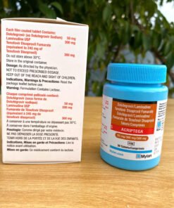 Viên Uống Phòng Nhiễm Hiv Acriptega Mylan - Hộp 30 viên 4 Viên Uống Phòng Nhiễm Hiv Acriptega Mylan - Hộp 30 viên - Ảnh 2