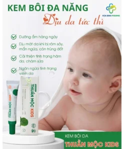 Kem Bôi Da Thuần Mộc Kids - Giúp Làm Dịu Mát Da Khi Bị Rôm Sảy, Mẩn Ngứa, Bảo Vệ Da Cho Bé (Tuýp 12g) (Hàng Chính Hãng) 6 kemthuanmoc2