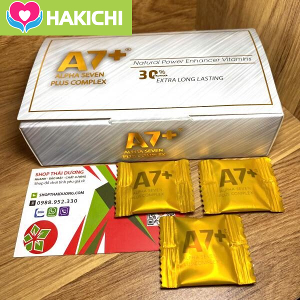 Kẹo Tăng Sinh Lý Nam A7 Alpha Seven Plus Complex Cao Cấp Made In U.S.A. 2 keo tang sinh ly nam a7 alpha seven plus complex cao cap made in usa