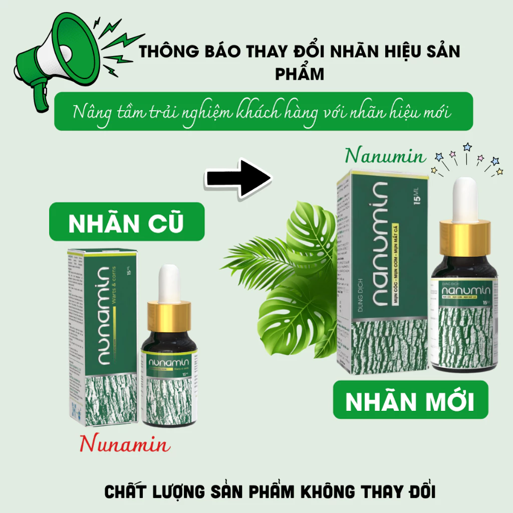 Tinh Chất Thảo Mộc NUNAMIN 15ML - Hỗ Trợ Xử Lý Mụn Cóc, Mụn Thịt, Mắt Cá Chân Tay 9 Tinh Chất Thảo Mộc NUNAMIN 15ML - Hỗ Trợ Xử Lý Mụn Cóc, Mụn Thịt, Mắt Cá Chân Tay - Ảnh 9