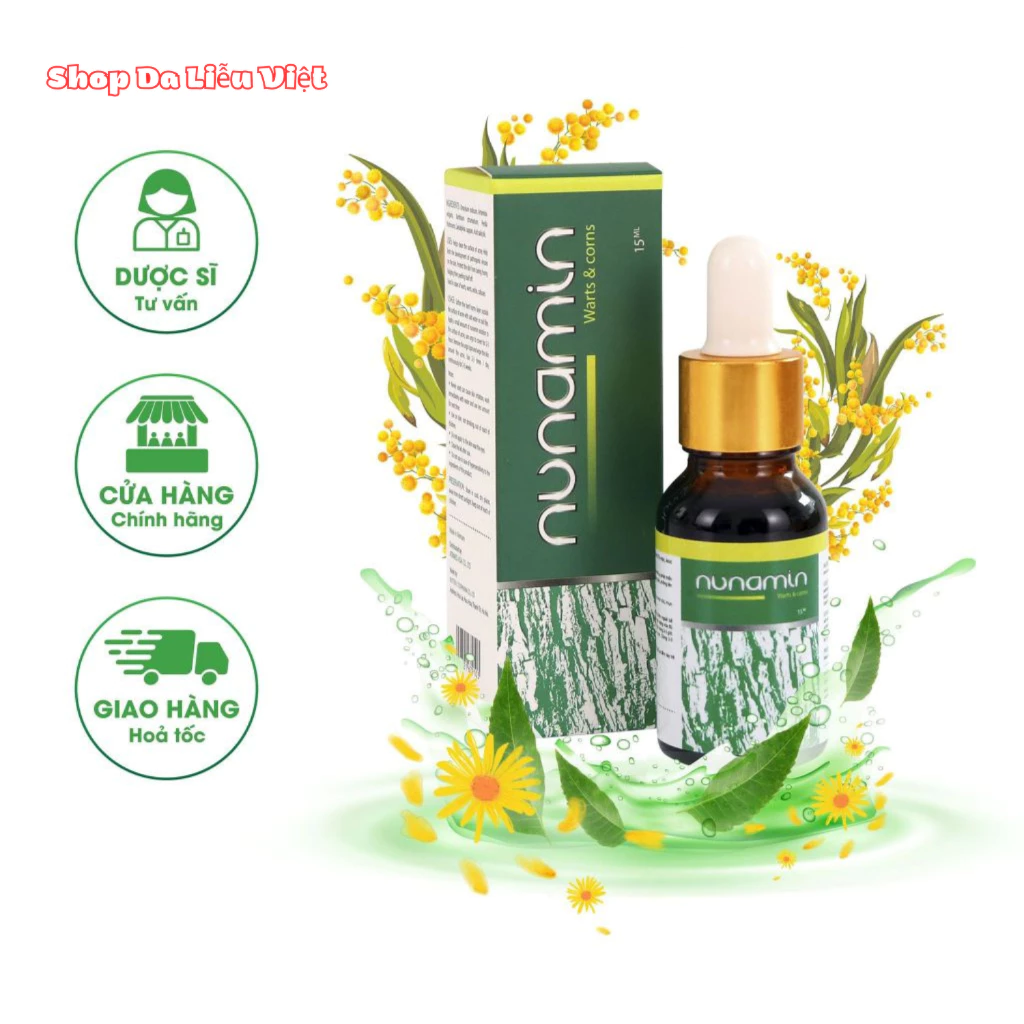 Tinh chất tẩy Mụn cóc, Mụn cơm, Mụn thịt - Nunamin 15ml chiết xuất thảo mộc, không đau rát, không để lại sẹo 3 Tinh chất tẩy Mụn cóc, Mụn cơm, Mụn thịt - Nunamin 15ml chiết xuất thảo mộc, không đau rát, không để lại sẹo - Ảnh 3