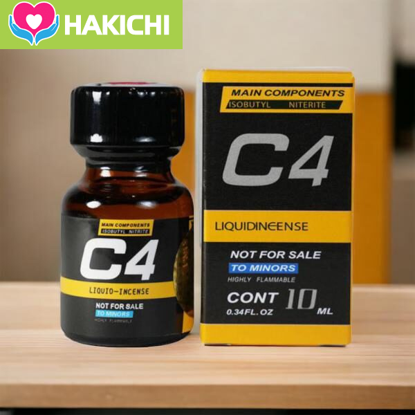 Popper C4 Yellow Chai 10ml Chính Hãng Mỹ USA PWD Tăng Hưng phấn Cho Top Bot 2 popper c4 yellow chai 10ml chinh hang my usa pwd tang hung phan cho top bot