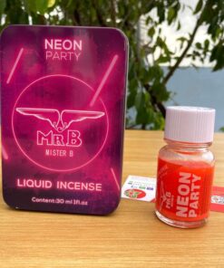 Popper Neon Party MRB Đỏ 30ml Hộp Thiếc Tăng khoái Cảm Mạnh Cho Top Bot 7 popper neon party mrb do 40ml tang khoai cam manh cho top bot 1