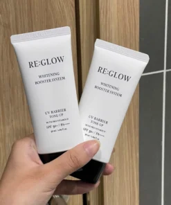 RE:GLOW Kem Chống Nắng Dưỡng Trắng Nâng Tone Chống Tia UVA/UVB & Ánh Sáng Xanh 50ml Reglow phiên bản Nâng cấp