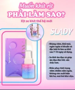 Xịt se khít Slady hỗ trợ cải thiện tình trạng khô âm đạo, gel phụ khoa chăm sóc phụ nữ 15 slady2