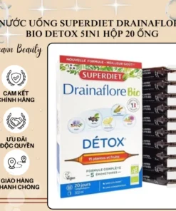 NƯỚC UỐNG SUPERDIET DRAINAFLORE BIO DETOX 5IN1 hộp 20 ống
