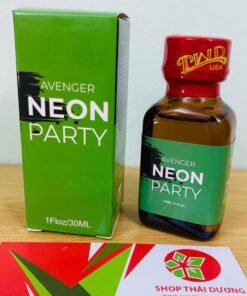 Tinh Dầu Popper Avenger Neon Party Xanh 30ml – Hít Là Phê, Kích Thích Tột Đỉnh - Ảnh 2