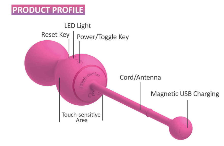Máy tập kegel Magic Motion Kegel Master Gen2 massage âm đạo điểm G