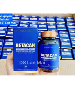 Betacan 500mg hỗ trợ đào thải HPV, Tăng cường miễn dịch siêu mạnh (CÓ CHE TÊN SẢN PHẨM)