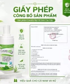 Bọt Kháng Viêm, Kháng Khuẩn Nam Nữ Hỗ Trợ Giảm Mùi Hôi, Giảm $ùi Mà Gào, Hạt Ngọc, Mụn Li Ti Vùng Kín CARELIIZ 120ML 10 Bọt Kháng Viêm, Kháng Khuẩn Nam Nữ Hỗ Trợ Giảm Mùi Hôi, Giảm $ùi Mà Gào, Hạt Ngọc, Mụn Li Ti Vùng Kín CARELIIZ 120ML - Ảnh 3