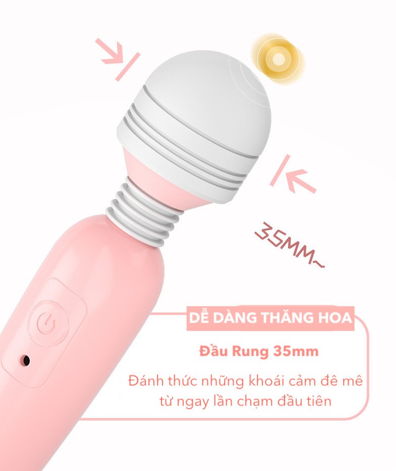 Chày rung tình yêu Lilo không dây giá rẻ sạc USB máy massage điểm G Chày rung tình yêu Lilo không dây giá rẻ sạc USB máy massage điểm G