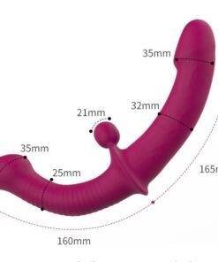 Cu Giả 2 Đầu Yunman Cho Les có Rung 3 Điểm Kích Thích Điều Khiển Từ Xa qua Remote - Ảnh 5