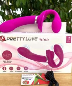Dương Vật Giả 2 Đầu Pretty Love Valerie – Rung 12 Chế Độ Thiết Kế Cho Cặp Đôi Nữ - Ảnh 2