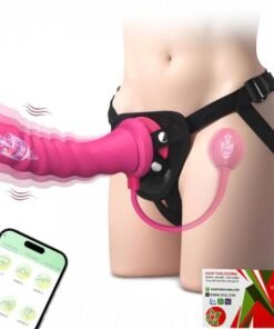 Dương Vật Giả Dây Đeo Love Spouse Rung 10 Chế Độ, Điều Khiển App Cho Les