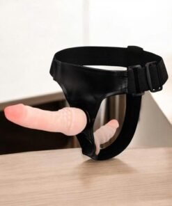 Dương Vật Giả Đeo Hông 2 Đầu Baile Harness Ultra – Silicone Mềm, Cao Cấp