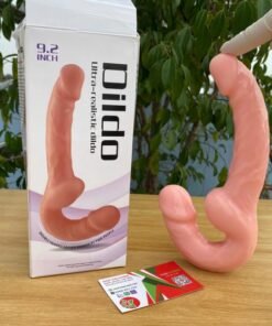 Dương Vật Giả Hai Đầu 9.2inch Silicon Siêu Mềm Tăng khoái Cảm Đôi Đỉnh Cao