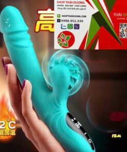 Dương Vật Giả Rung thụt 9 Chế Độ Màn Hình Cảm Ứng - Kết Hợp Xoay Liếm Toả Nhiệt Đa Năng - Ảnh 5