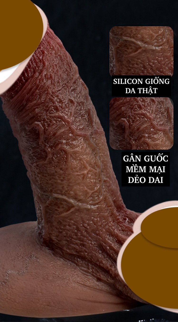 Review Dương vật giả Người khổng lồ đen siêu giống thật size L giá rẻ
