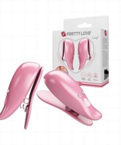 M&aacute;y massage Pretty Love Leaf kẹp n&uacute;m v&uacute; 10 chế độ rung si&ecirc;u k&iacute;ch- hakichi