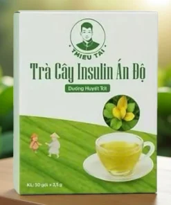 Trà thảo mộc Insulin Ấn Độ hỗ trợ đường huyết 30 túi lọc/hộp