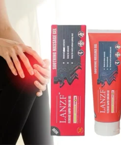 Kem Massage Giảm Đau Xương Khớp LANZF – Gel Đỏ LANZF Sodium Soothing Giải Pháp Tự Nhiên Cho Đau Cơ Xương Khớp