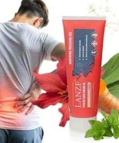 Kem Massage Giảm Đau Xương Khớp LANZF – Gel Đỏ LANZF Sodium Soothing Giải Pháp Tự Nhiên Cho Đau Cơ Xương Khớp - Ảnh 6