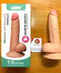 Sextoy Dương vật Giả Hít Tường Yeain 7.0 Có Bìu Silicon Siêu Mềm Chính Hãng - Bán Sextoy Cấp Ở Thủ Đức - Ảnh 5