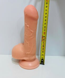 Dildo Silicon Có Bìu Gắn Tường 7 Inch – Đầu Khấc Bao Quy Đầu Tăng Khoái Cảm Cho Nữ - Ảnh 5