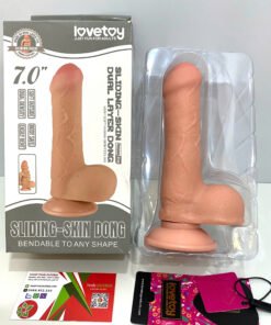 Dildo Silicon Có Bìu Gắn Tường 7 Inch – Đầu Khấc Bao Quy Đầu Tăng Khoái Cảm Cho Nữ - Ảnh 6