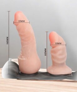 Dương Vật Giả Đeo Hông 2 Đầu Baile Harness Ultra – Silicone Mềm, Cao Cấp - Ảnh 6
