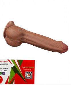 Dương Vật Giả Gắn Tường Lovetoy 11.5 Inch Trượt Da 2 Lớp, Thiết Kế Cao Cấp - Ảnh 4