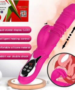 Dương Vật Giả Rabbit Vibrator Đa Năng Rung Thụt Tự Động, Phát Nhiệt Ấm Nóng Kích Thích - Ảnh 4