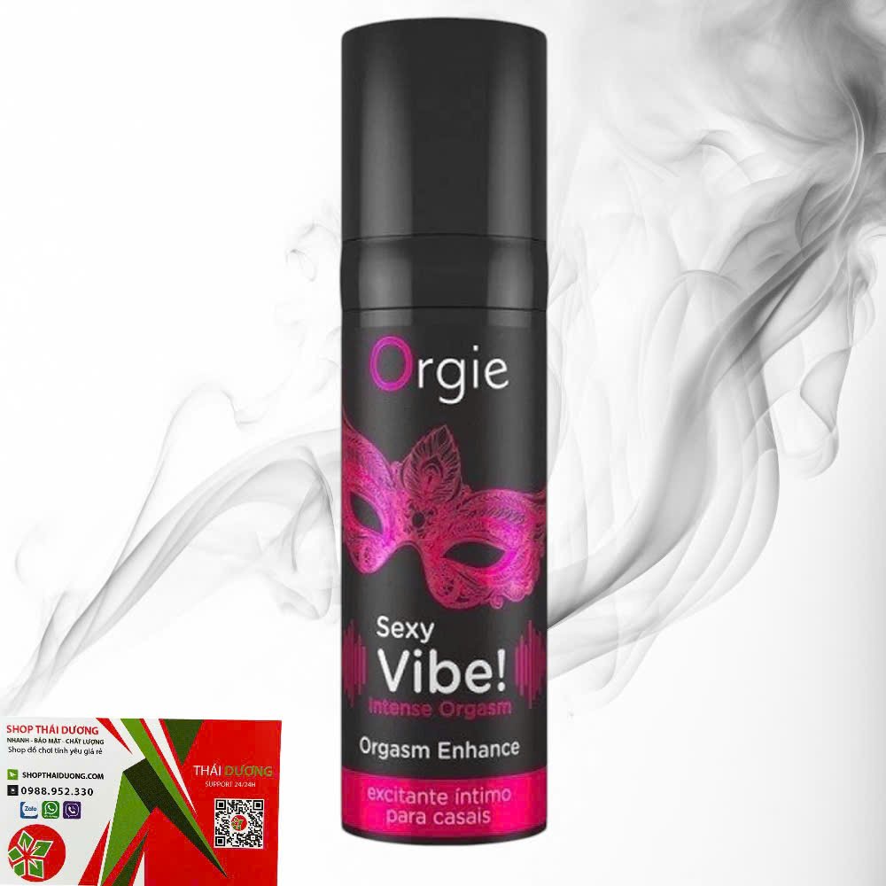 Gel Kích Thích Nữ Orgie Sexy Vibe 15ml Hiệu Ứng Rung Tê Nóng Lạnh, Tăng Khoái Cảm Cực Mạnh