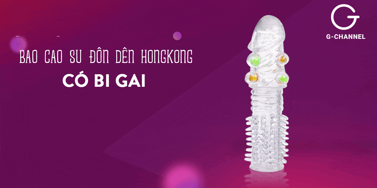 Bao cao su gai bi đôn dên tăng kích thước cảm giác mạnh - Hakichi 2 Bao cao su gai bi đôn dên tăng kích thước cảm giác mạnh