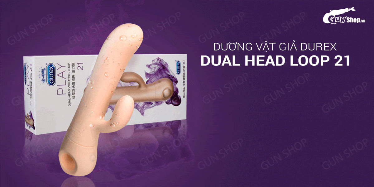 Dụng cụ rung Durex Dual Head Loop 21 – Kích thích đa điểm 2 Dụng cụ rung Durex Dual Head Loop 21 - Kích thích đa điểm