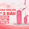 Trứng rung mini 2 đầu siêu mạnh dây dài giá tốt kích thích