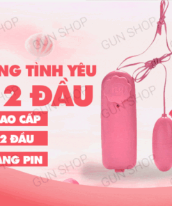 Trứng rung mini 2 đầu siêu mạnh dây dài giá tốt kích thích
