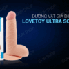 Lovetoy Ultra Soft Dude 7.5 – Dương vật giả dính tường siêu mềm, thật tay, an toàn