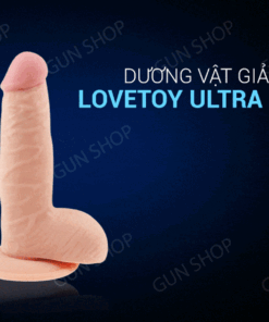 Lovetoy Ultra Soft Dude 7.5 – Dương vật giả dính tường siêu mềm, thật tay, an toàn