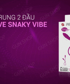 Trứng rung 2 đầu 7 chế độ rung, dùng sạc - Pretty Love Snaky Vibe