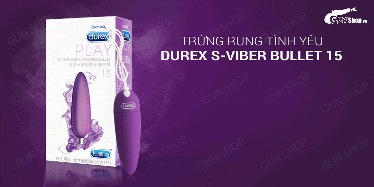 Nhập sỉ Trứng rung tình yêu Durex S-Viber Bullet 15 tốt nhất