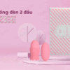 Bảng giá Trứng rung lồng đèn 2 đầu kèm lưỡi liếm dùng sạc - Mizz Zee  giá tốt