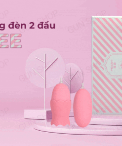 Bảng giá Trứng rung lồng đèn 2 đầu kèm lưỡi liếm dùng sạc - Mizz Zee  giá tốt